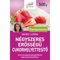 Szafi Reform Eritrit+Stevia négyszeres erősségű cukorhelyettesítő 500 g
