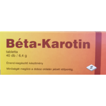 Selenium Béta-karotin tabletta 40 db