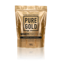 Pure Gold Whey Protein 1000 g (Eper Milkshake)