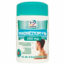 1x1 Vitaday Magnézium+B6 250 mg rágótabletta 45 db