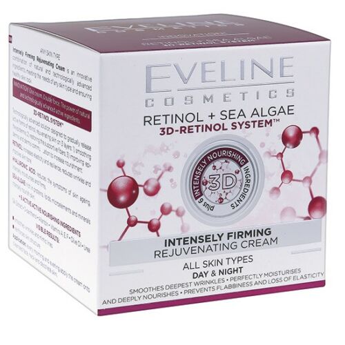 Eveline Retinol+ tengeri alga arckrém 50 ml