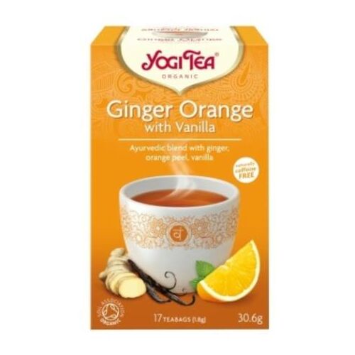 Yogi Bio Tea narancsos gyömbér vaníliával 17 db